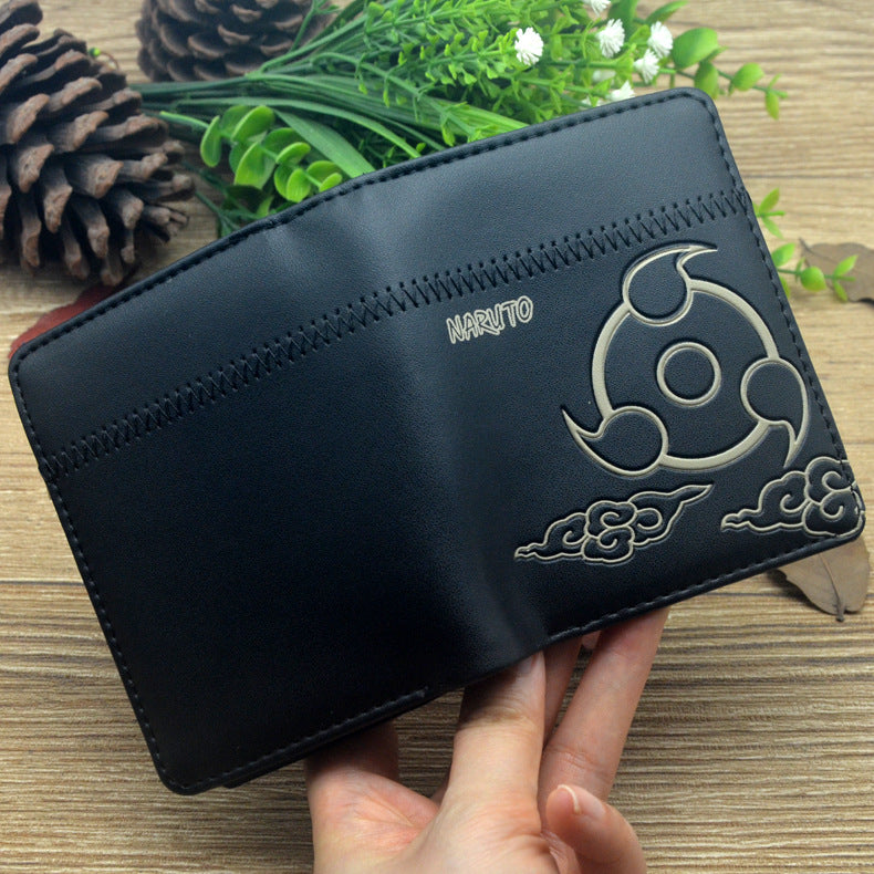 Cool Anime Black Zipper Wallet