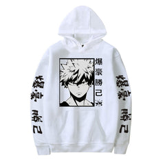 Unisex Anime Graphic Printed Loose Hoodie