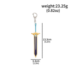 Frieren Weapon Model Keychain Pendant