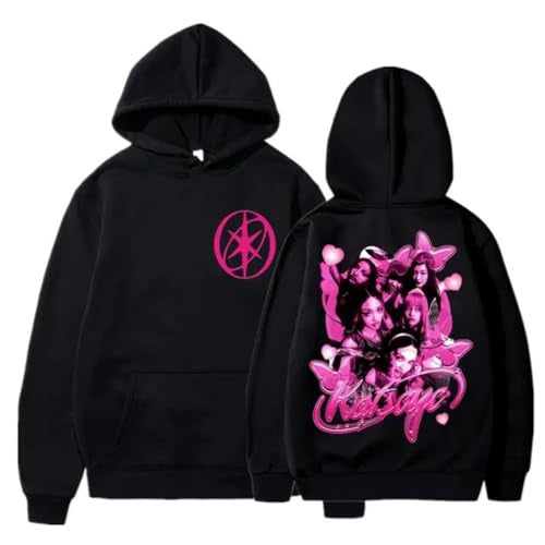 Trendy Katseye Graphic Printed Pullover Hoodie