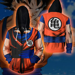 Trendy Goku Anime 3D Printed Cosplay Hoodie