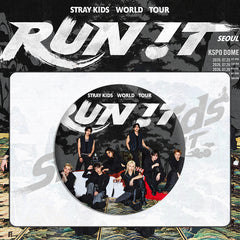 SKZ "RUN IT" World Tour Badge Mirror Keychain