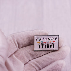 Friends Umbrella Badge Lapel Pin