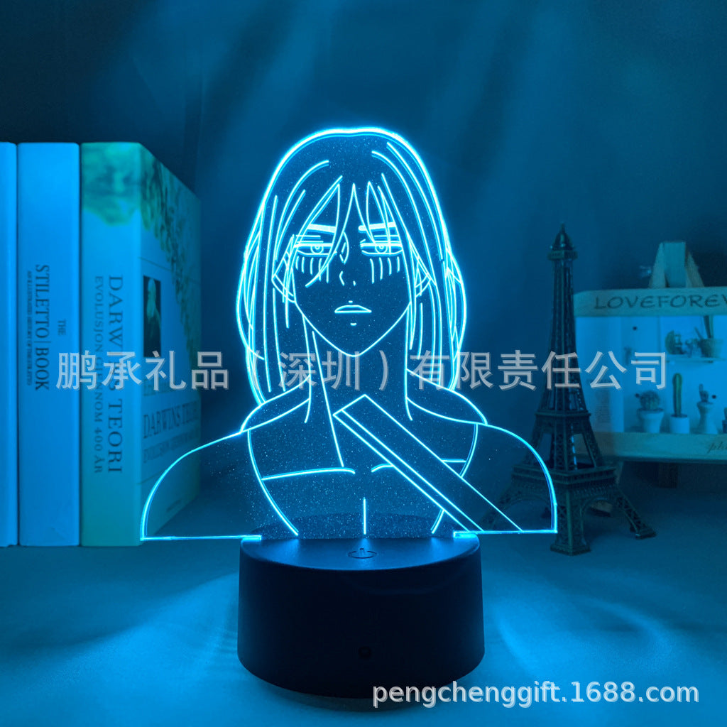Colorful Anime Acrylic 3d Night Light