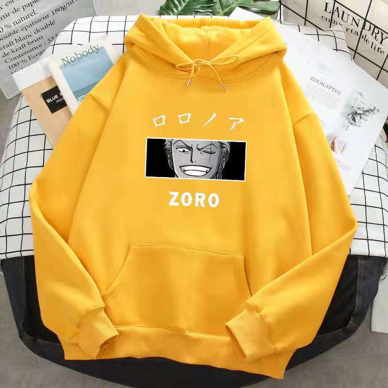 Unisex Zoro Graphic Print Casual Hoodie