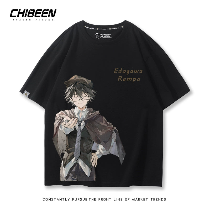 Casual Anime Short-sleeved Cotton Loose T-shirt