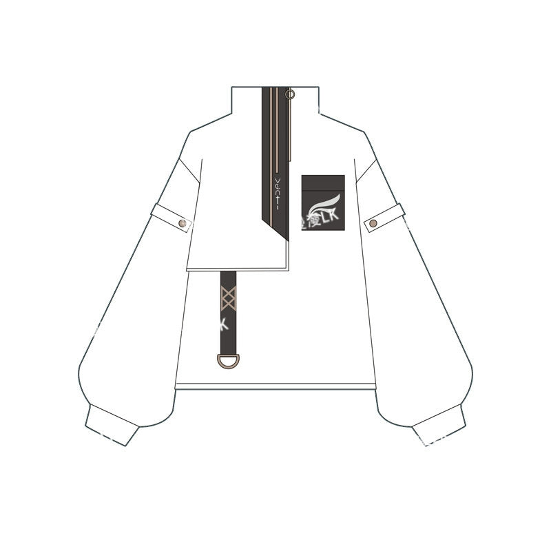 Chic Venti Game Cos Trench Coat Suit