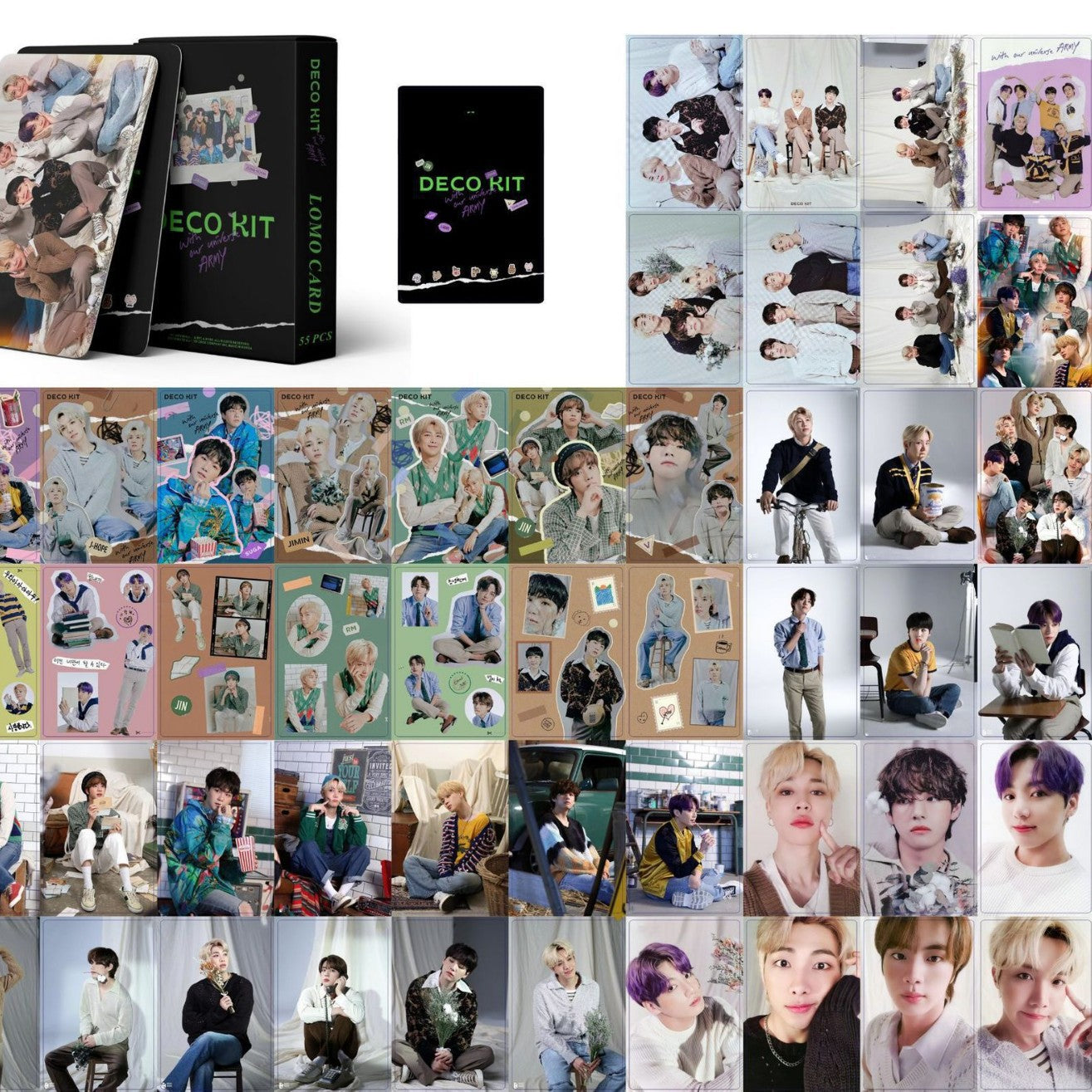 Kpop 55 Pcs LOMO Photocards