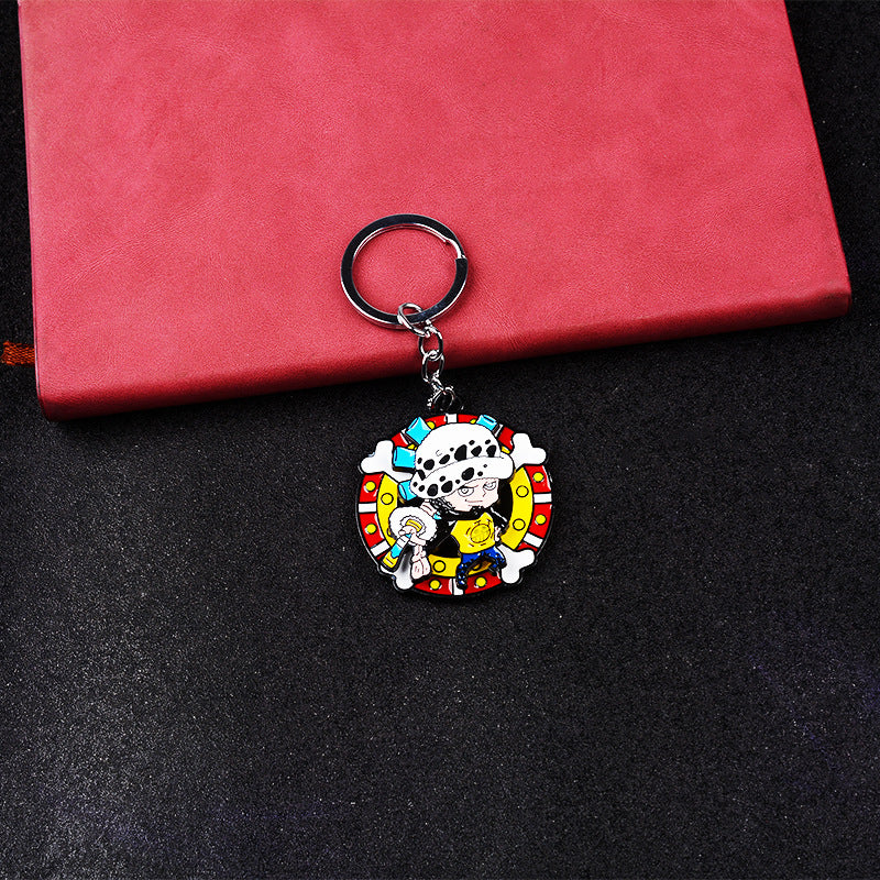 Luffy Rotatable Keychain Pendant