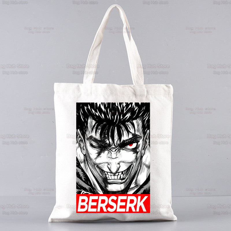 Guts Anime Printed Canvas Tote Bag