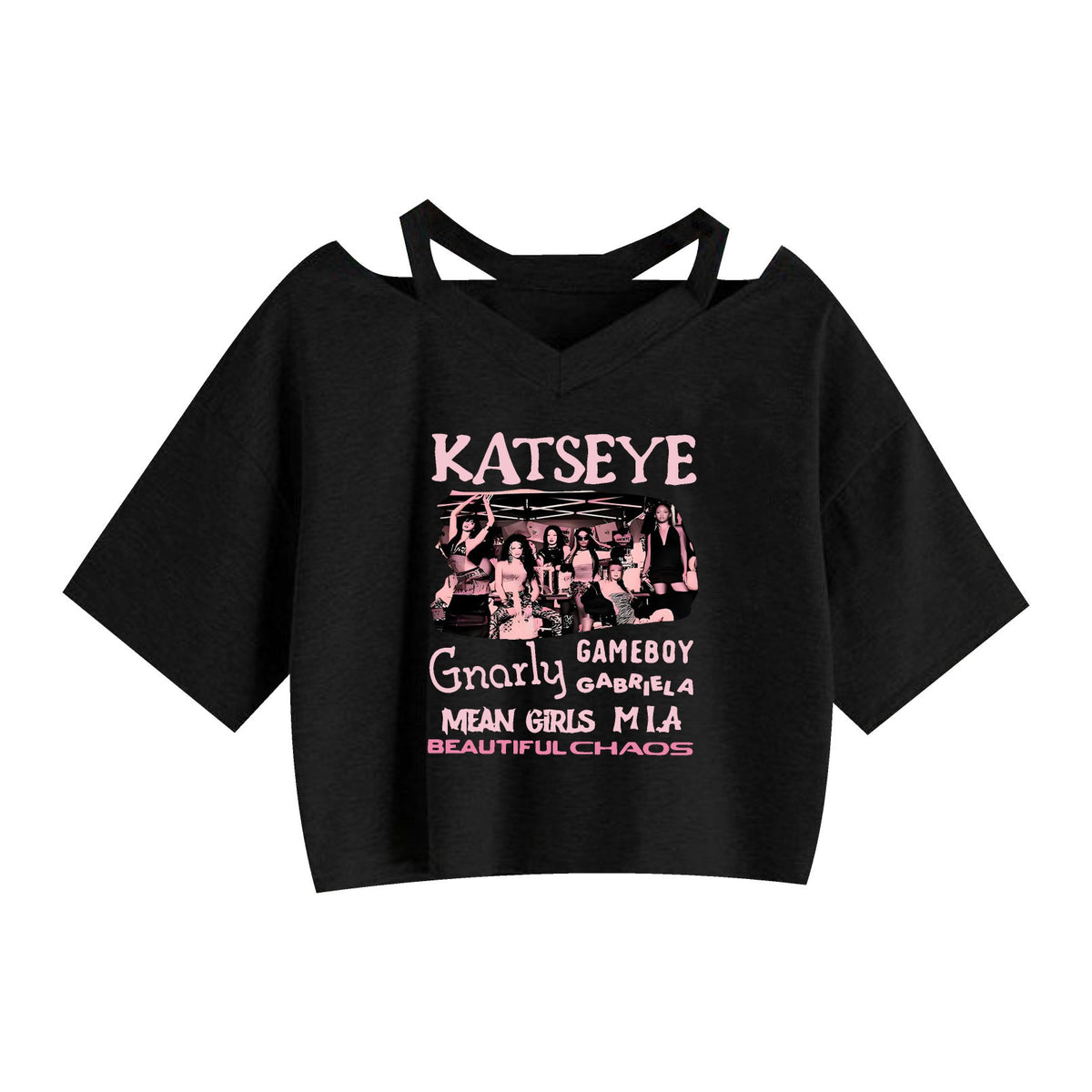 KATSEYE Group Printed Women's Cropped Top
