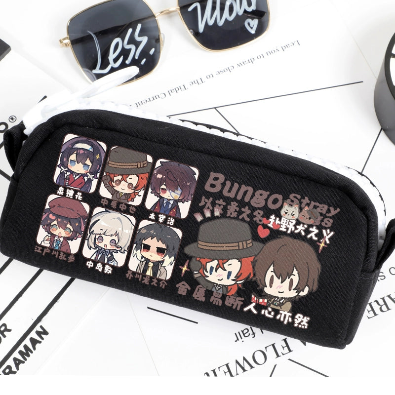 Anime Large Capacity Pencil Bag