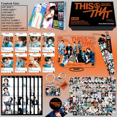 SKZ THIS&THAT Lanyard Keyring Badge Gift Box