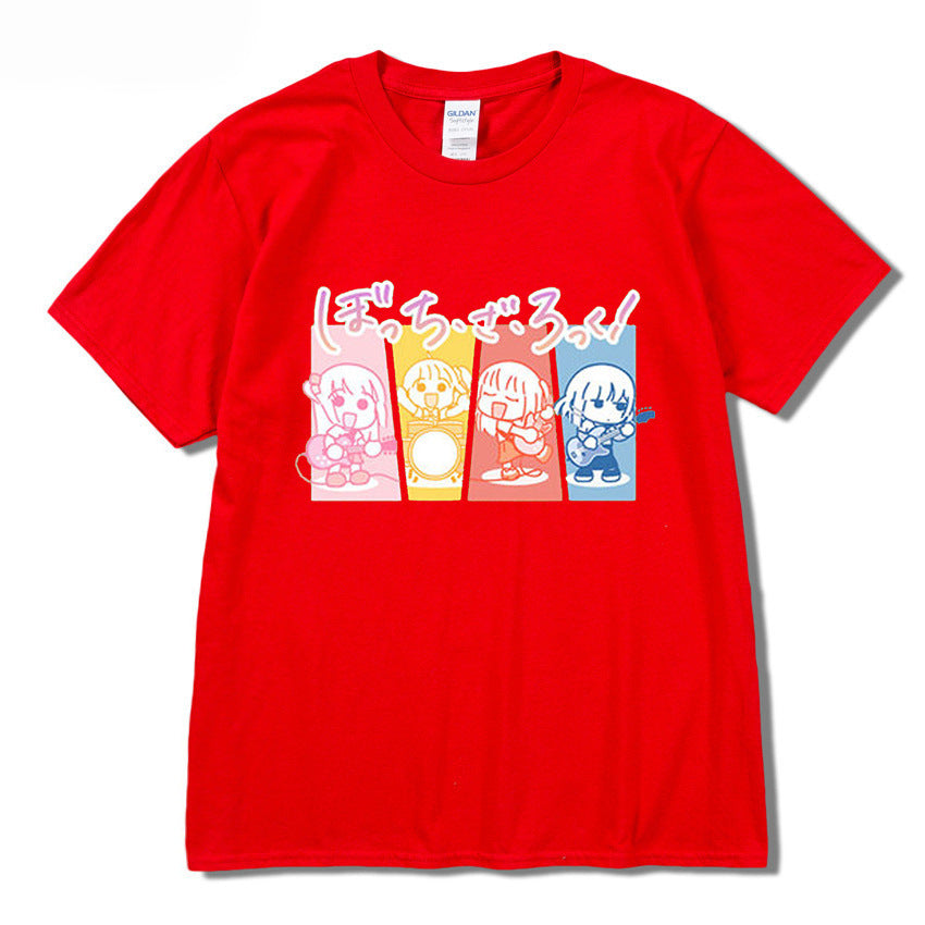 Lovely Girls Gotoh Hitori Short Sleeve Cos T-shirt