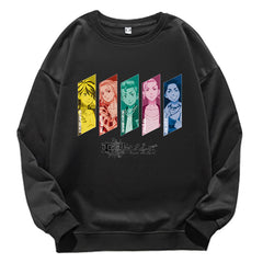 Anime Cotton Crew Neck Sweatshirt