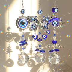 Crystal Demon's Eye Sun Catcher Pendant