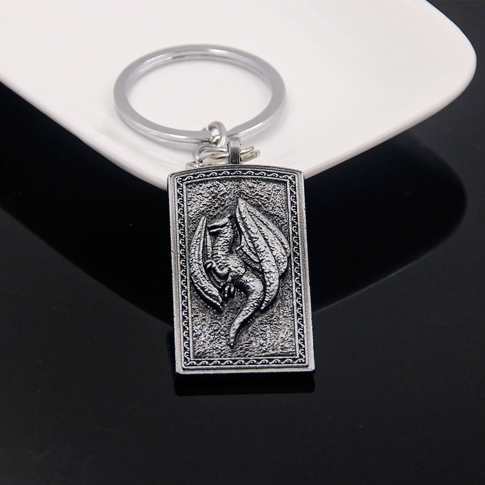 Dragoncrest Greatshield Talisman Keychain Pendant