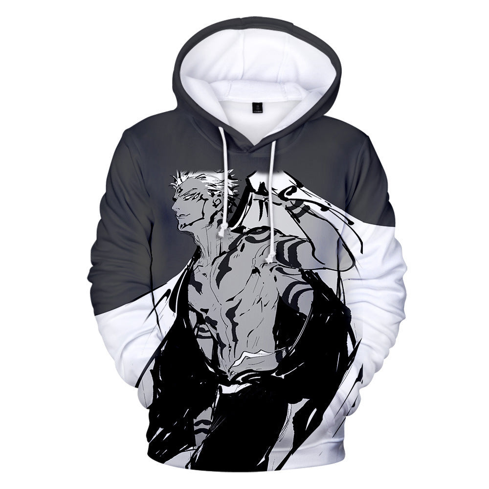 Unisex Anime 3D Printed Loose Pullover Hoodie