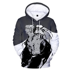 Unisex Anime 3D Printed Loose Pullover Hoodie