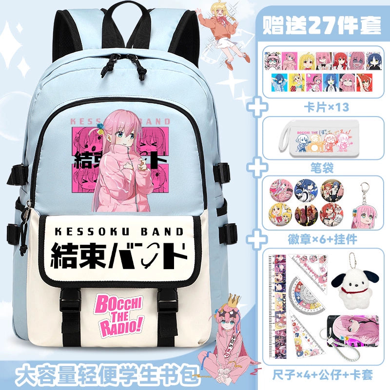 Large Capacity Waterproof Anime Backpack