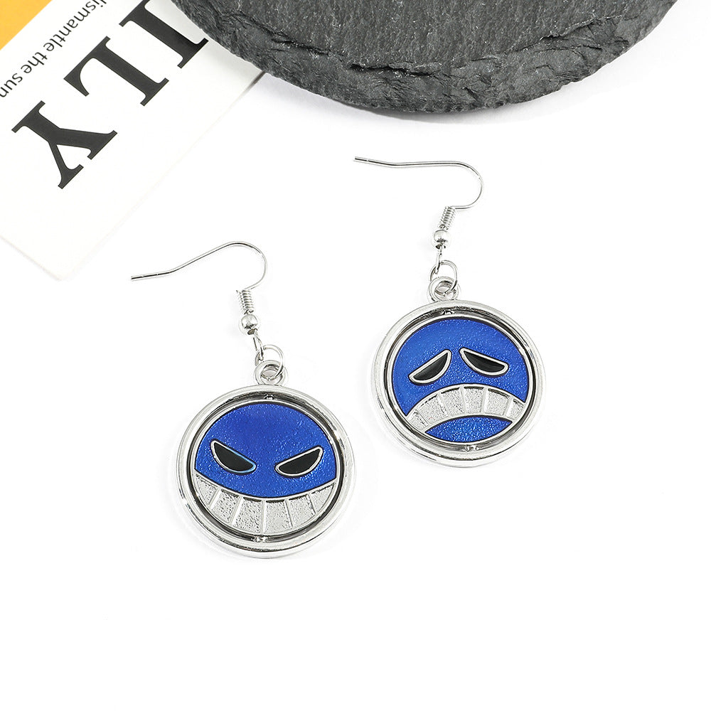 Trendy Portgas D. Ace Cosplay Earrings