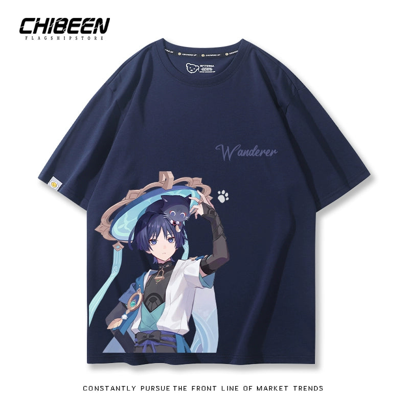 Casual Game Cotton Short Sleeve T-Shirt