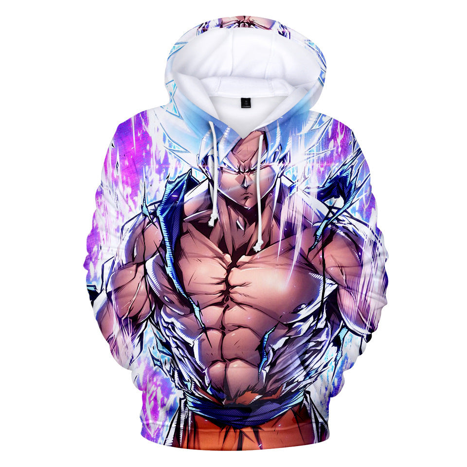 Unisex Anime 3d Color Print Pullover Hoodie