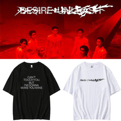 KPOP Album DESIRE UNLEASH Loose Cotton T-shirt