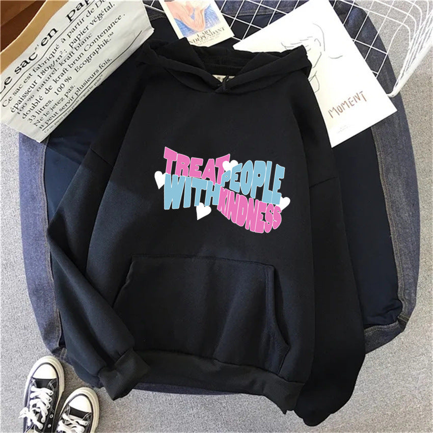 Women's Harry Letter Casual Loose Hoodie