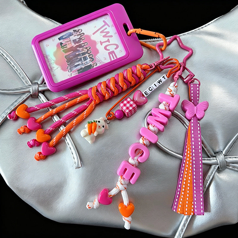 TWICE Card Holder Pendant Bag Charm