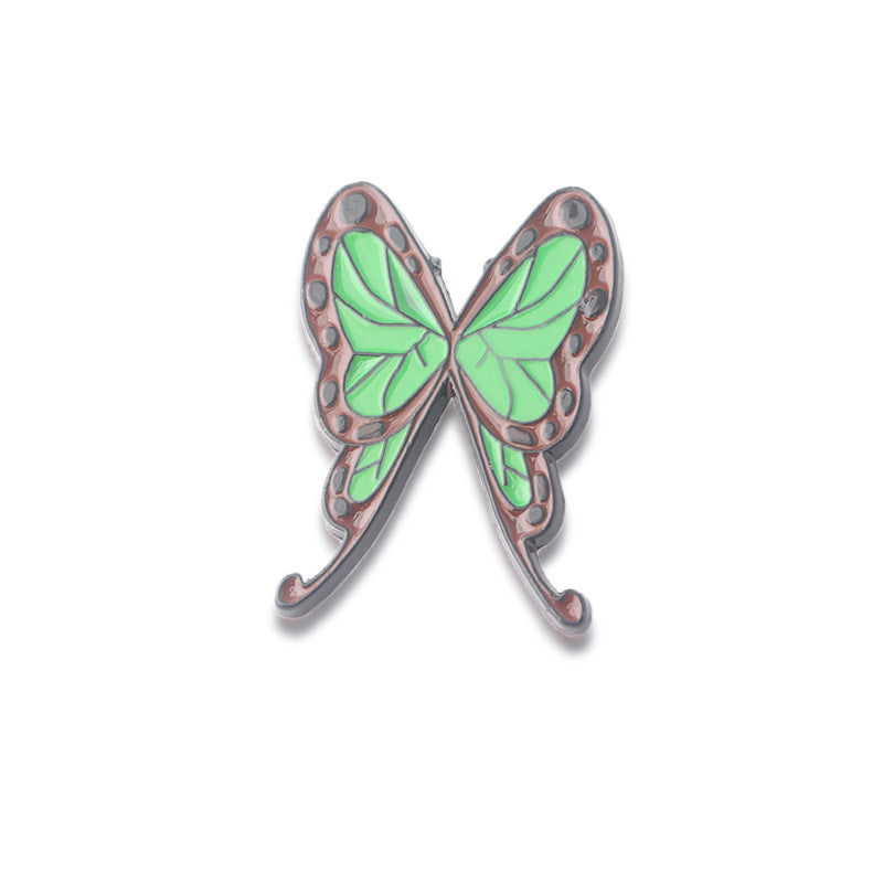 Butterfly Anime Keychain Hairpin Pendant A Pair