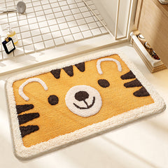 Cartoon Animal Bathroom Door Non-slip Mat