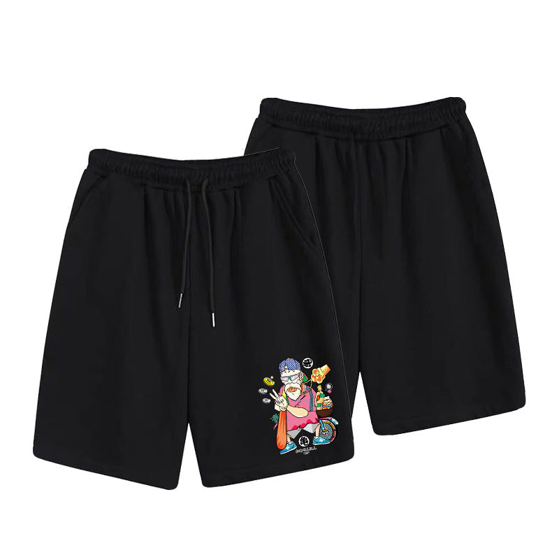 Men's Anime Loose Sports Leisure Shorts