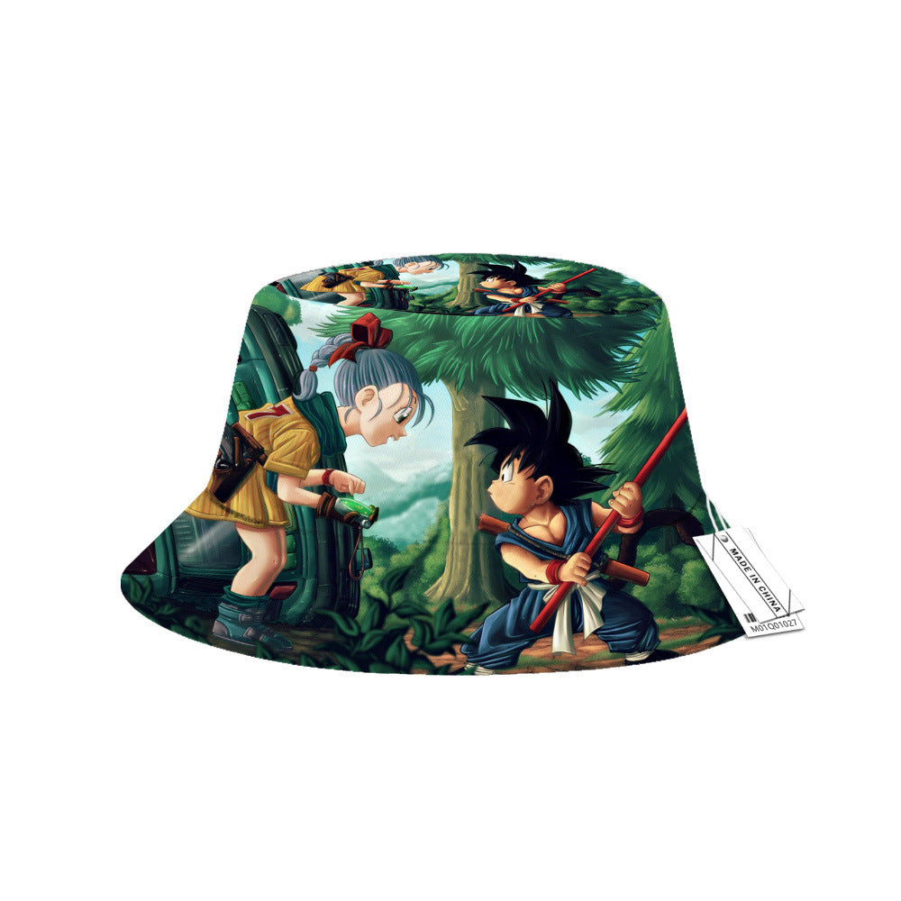 Cool Anime 3d Print Bucket Hat