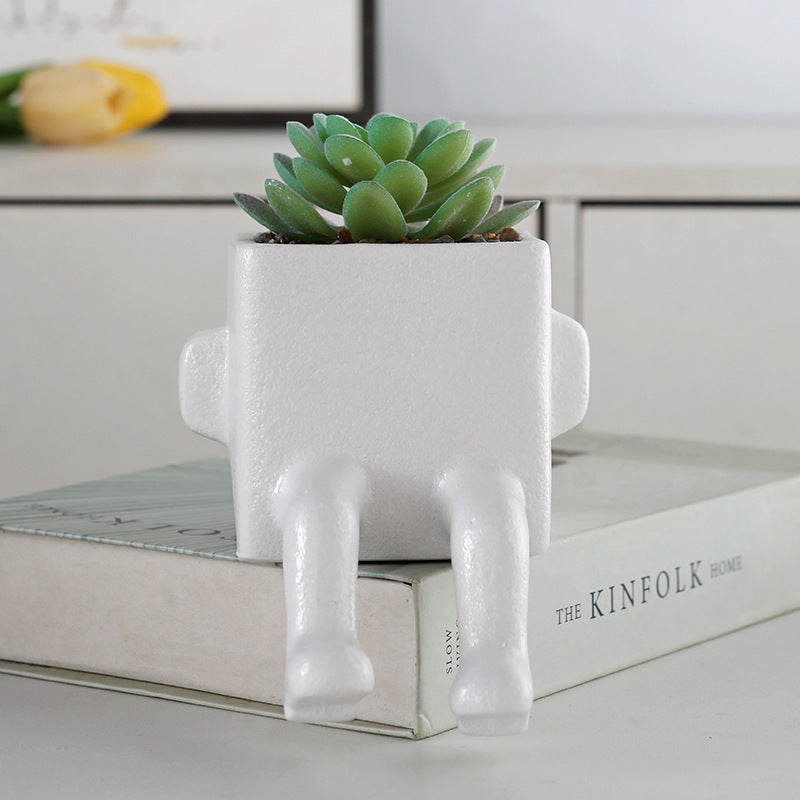 Funny Human Shaped Ceramic Pots