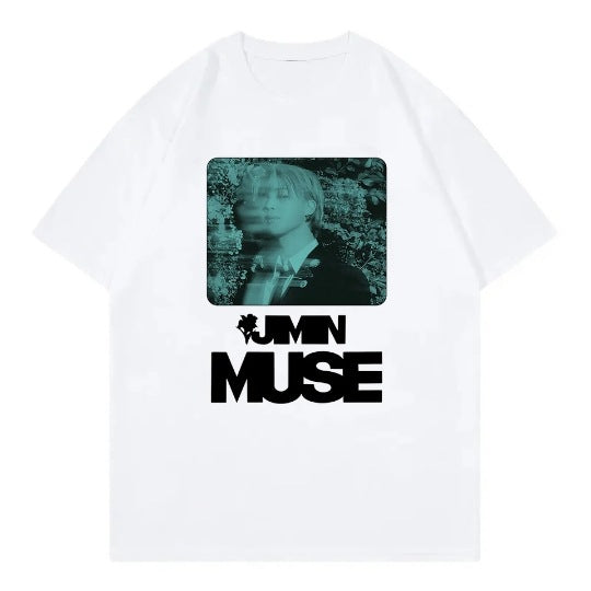 Unisex Kpop Jimin Muse Cotton T-shirt