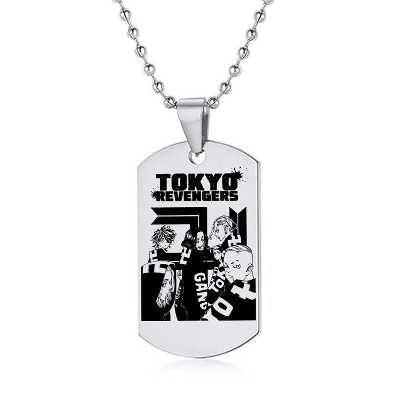 Trendy Anime Stainless Steel Necklace
