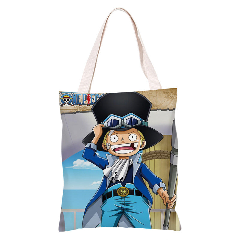 Trendy Anime Canvas Shoulder Bag