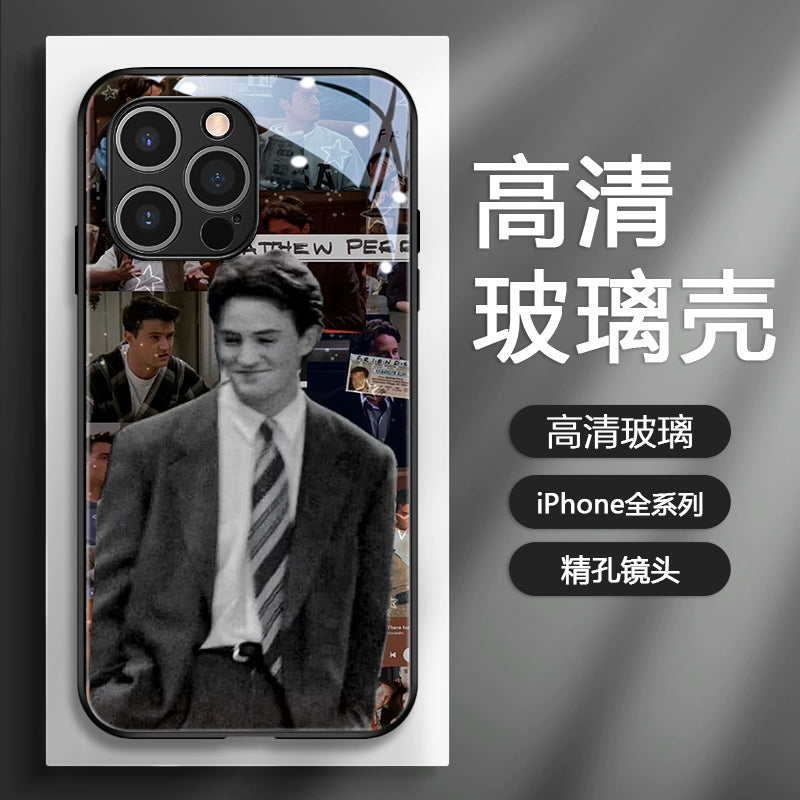 Creative Friends Glass IPhone Case