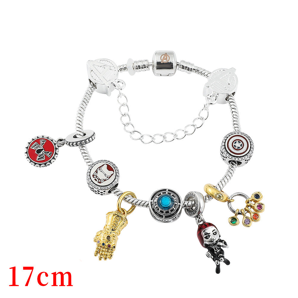 Chic Comic Beaded Bracelet