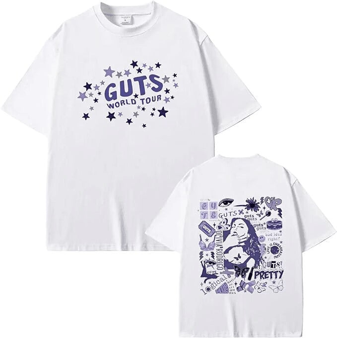 Casual Guts Print Crew Neck T-shirt