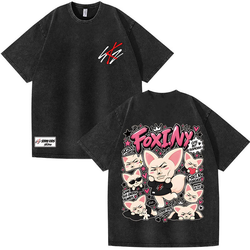 Funny SKZ Graphic Wash T-shirt