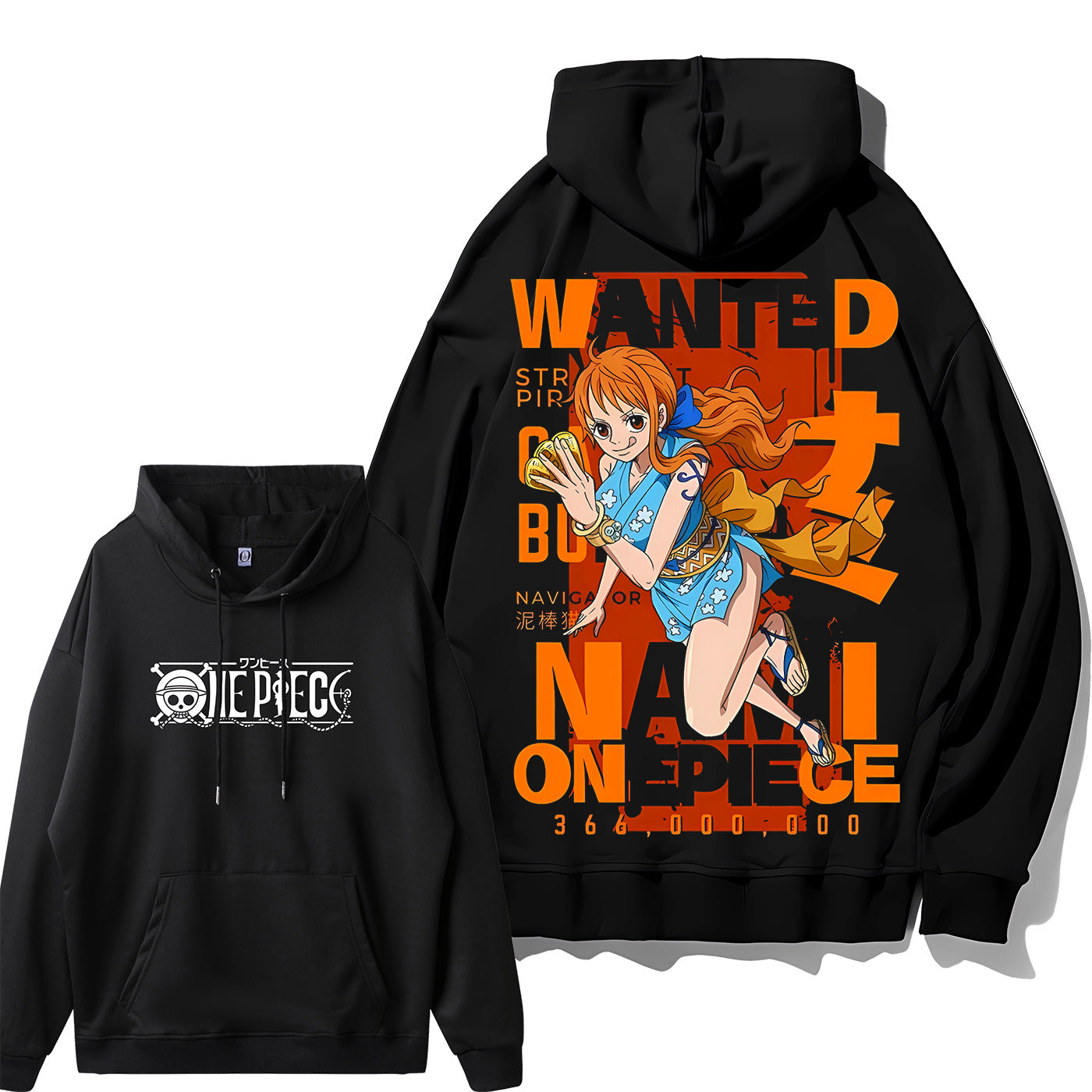 Unisex Straw Hat Luffy Loose Hoodie