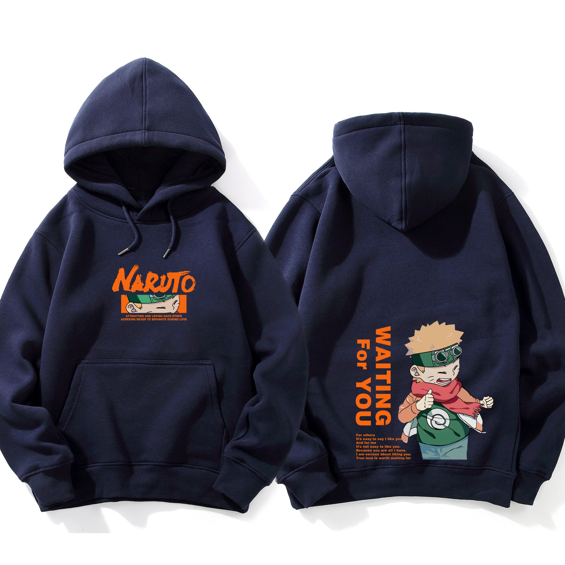 Unisex Anime Graphic Printed Casual Hoodie