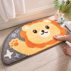 Cartoon Animals Absorbent Floor Mat