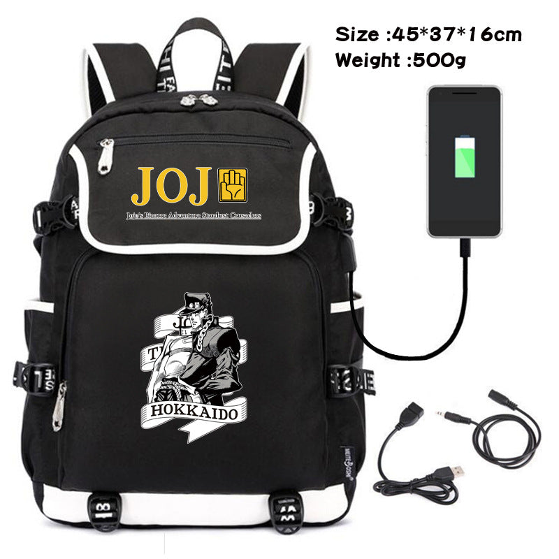 Versatile JOJO Graphic Printed Backpack