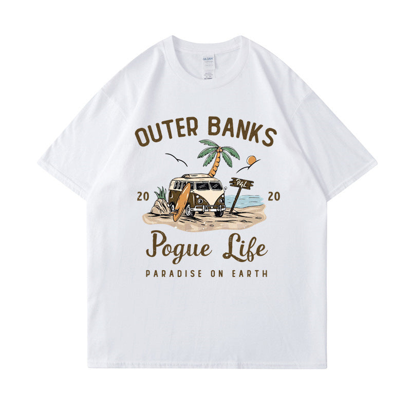 Women's TV Printed Short-sleeved T-shirt