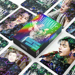 60PCS BANGTAN NORMAL Heart Holographic Photocards