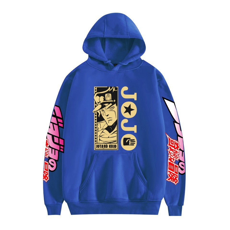 Unisex JOJO Anime Printed Pullover Hoodie