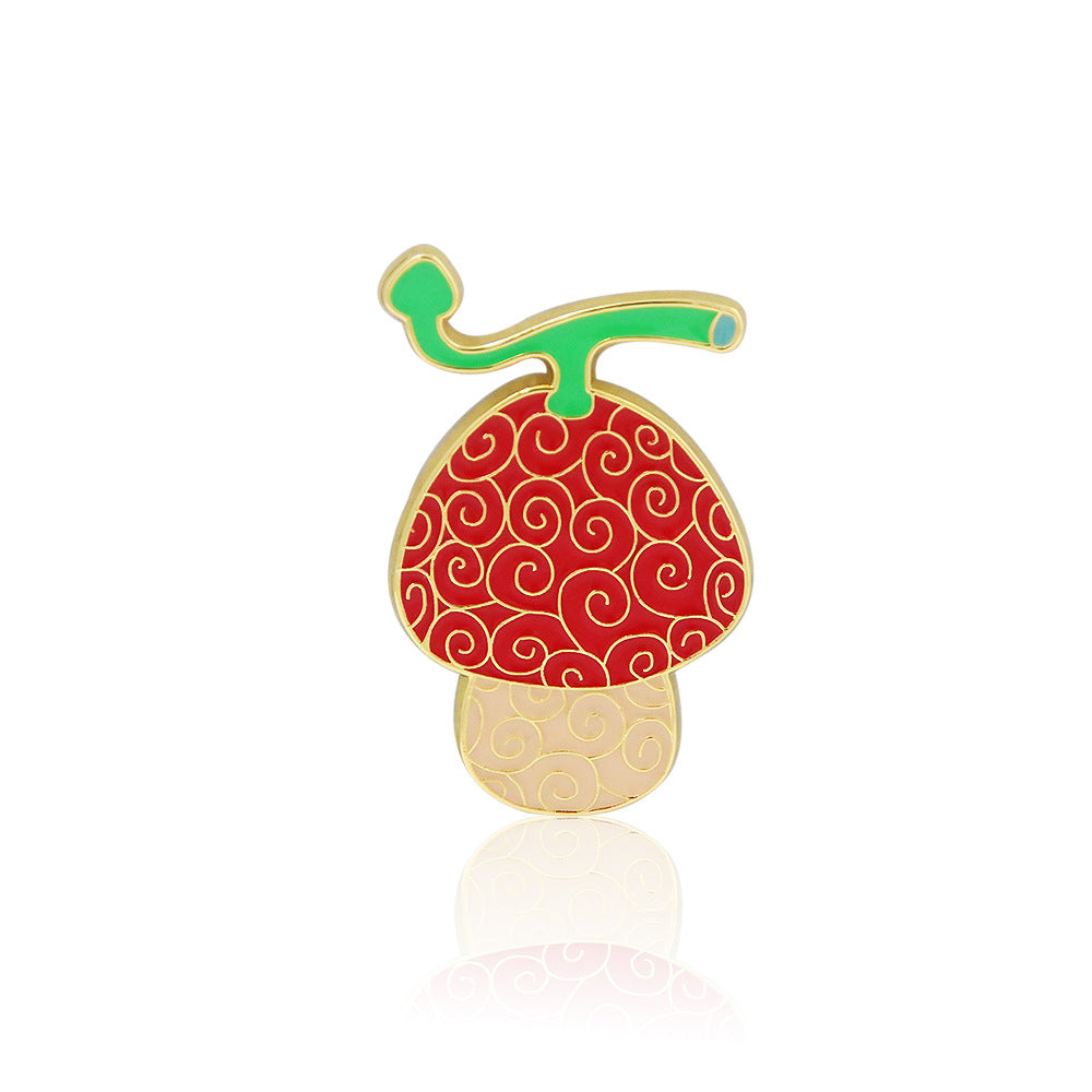 Devil Fruit Anime Brooch Badge